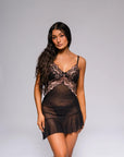 Helen Babydoll Set - Black-Fascinating_Nights