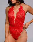 Kamora Bodysuit - Red-Fascinating_Nights
