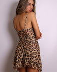Lena Leopard Print Flare Mini Dress – Leopard-Fascinating_Nights