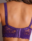 Lexi Longline Floral Lace Underwire Bra – Violet-Fascinating_Nights