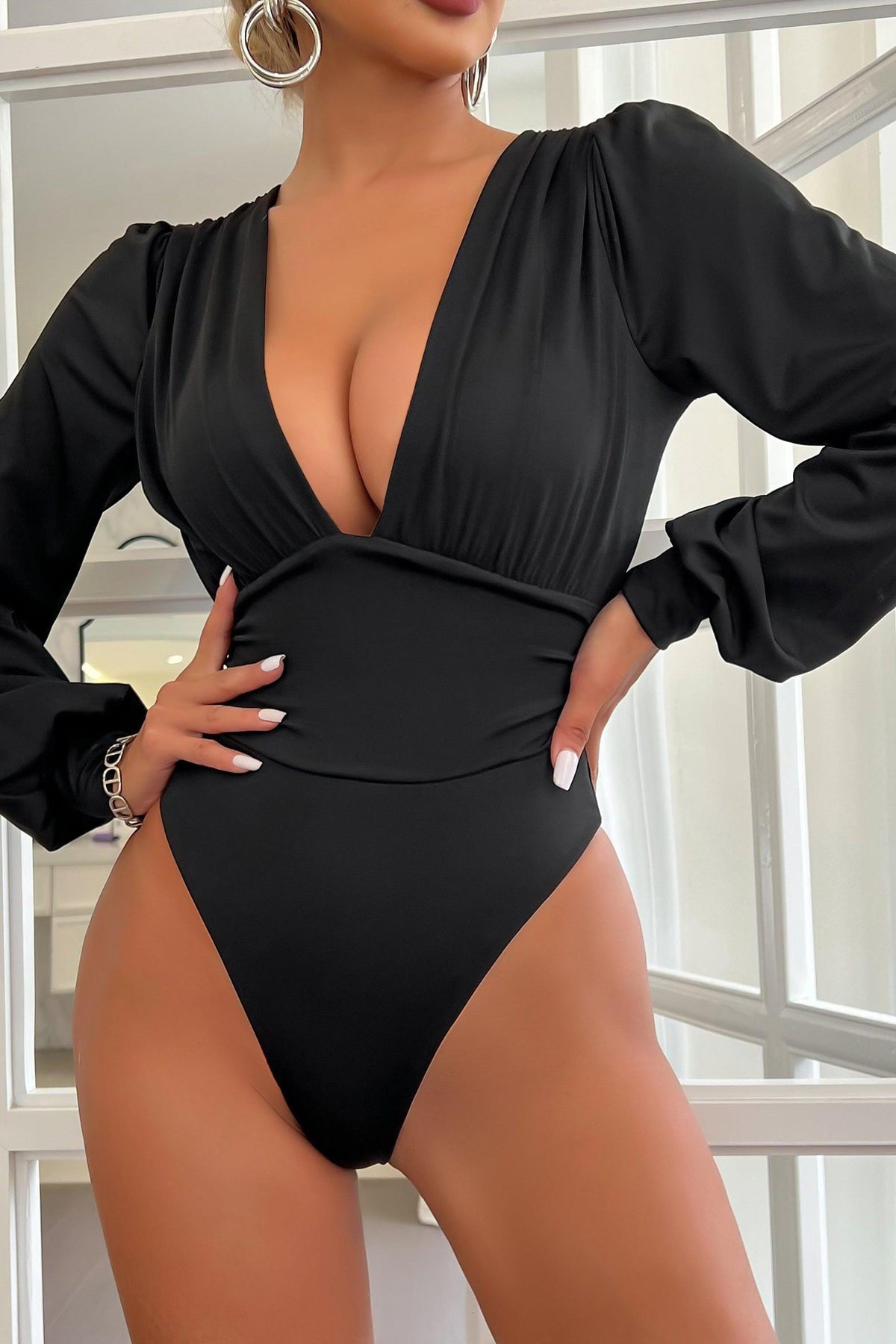 Love & Desire Bodysuit - Black-Fascinating Nights