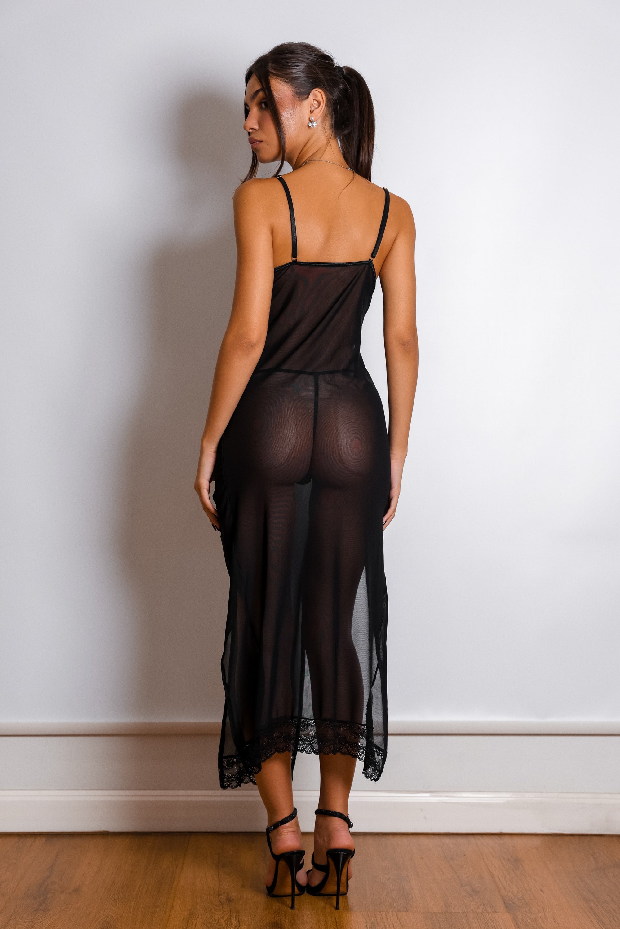 Lyonell Lingerie Dress - Black-Fascinating_Nights