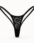 Noir Lace Thong - Black-Fascinating_Nights