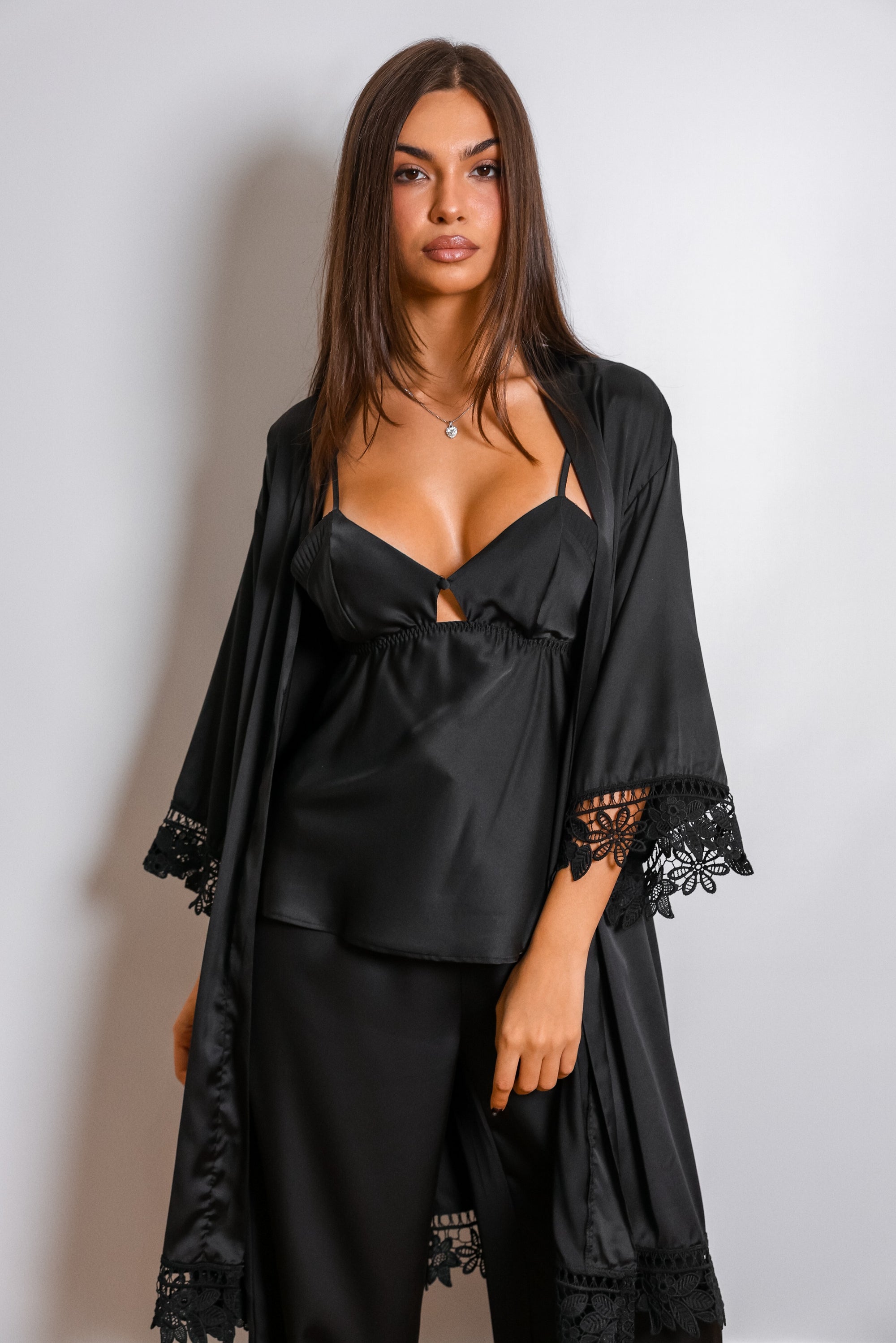 Reba Trio Pants Set - Black-Fascinating_Nights