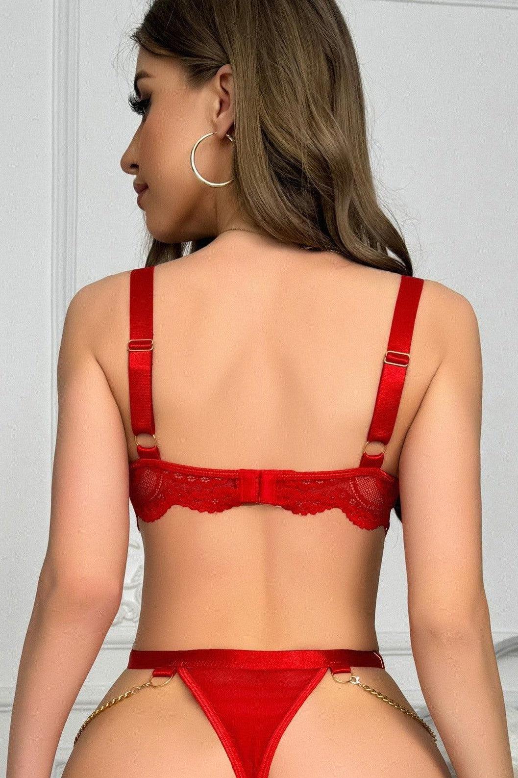 Regina Bodysuit - Red-Fascinating_Nights