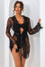 Signature Lace Robe - Black-Fascinating_Nights