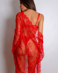 Regina Signature Lace Robe Set - Red-Fascinating_Nights