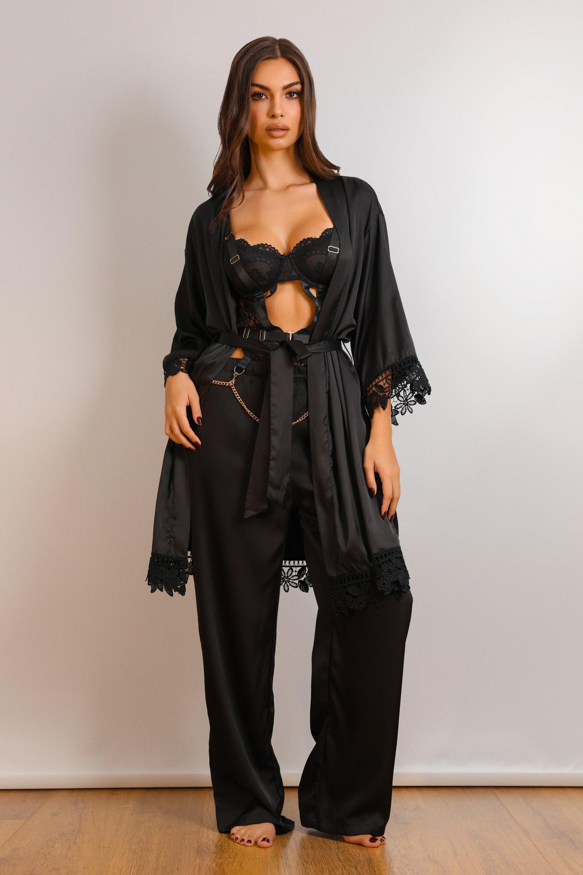 Regina Trio Set - Black-Fascinating_Nights