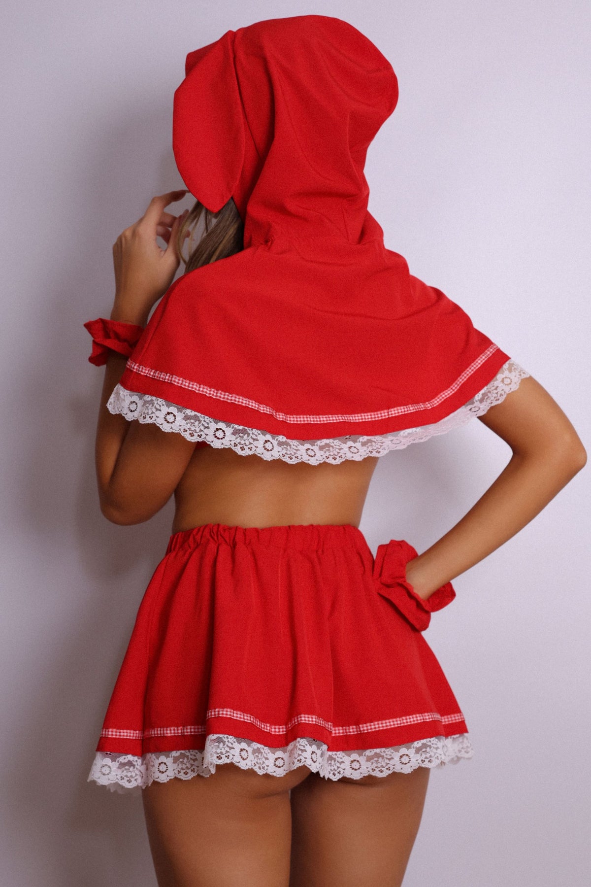 Lia Red Riding Hood Costume Set – Red