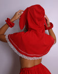 Lia Red Riding Hood Costume Set – Red