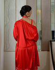 Sabrina Satin Robe Set - Red-Fascinating_Nights
