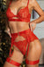 Sidonie Lingerie Set - Red-Fascinating_Nights