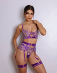 Sidonie Lingerie Set - Violet-Fascinating_Nights