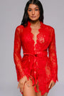 Signature Lace Robe - Red-Fascinating_Nights