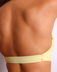Sol Twist Front Halter Sports Bra – Pastel Yellow-Fascinating_Nights