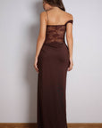 Sylvie Lace Maxi Dress - Brown-Fascinating_Nights