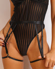 Venice Sculpting Bodysuit - Black-Fascinating_Nights