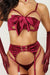 Zara Lingerie Set - Burgundy-Fascinating_Nights
