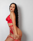 Zarnish Lingerie Set - Red-Fascinating_Nights