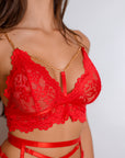 Zarnish Lingerie Set - Red-Fascinating_Nights