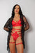 Zarnish Signature Lace Robe Set - Red-Fascinating_Nights