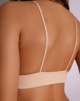 Zen Ultra-Fine Strap Plunge Bralette – Skin Tone-Fascinating_Nights